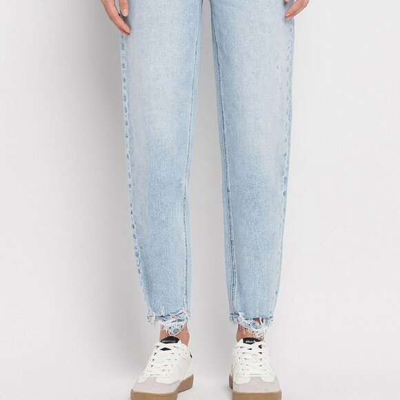 NWT Flying Monkey Super High Rise Barrel Leg Jeans - Picture 8 of 11